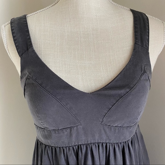 Lands’ End Canvas Gray Dress with Side Pockets, 2 - Picture 2 of 14